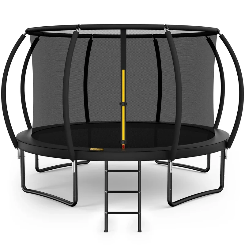 ARMY VANCA 16 FT Outdoor Trampoline with Enclosure Net, Heavy Duty Yard Trampolines, ASTM Approval Recreational Trampolines for Kids and Adults