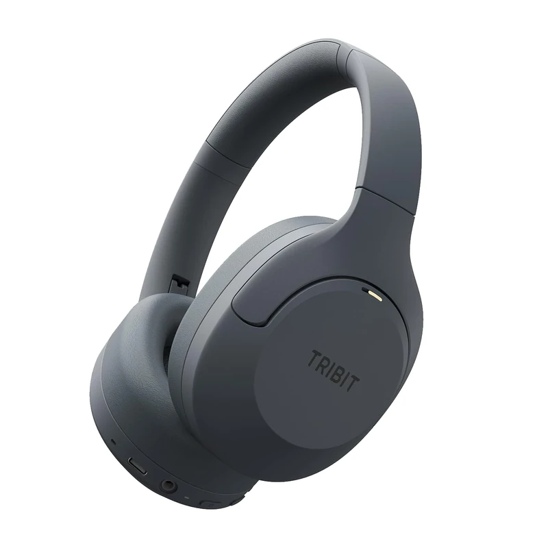 Tribit Wireless Over-Ear Headphones QuietPlus 81, Hybrid Active Noise Cancelling, Bluetooth 6.0 Headset, 110H Playtime, 6 Custom EQ via App, Deep Bass, Foldable, Comfortable, Lightweight for Travel - Image 1