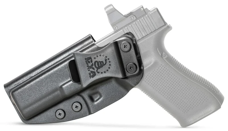 CYA Supply Co.- Black Optics Ready IWB Holsters - Fits Glock 17 GEN 3-5 Glock 22/31 Gen 3-4 - Veteran Owned - Made in USA