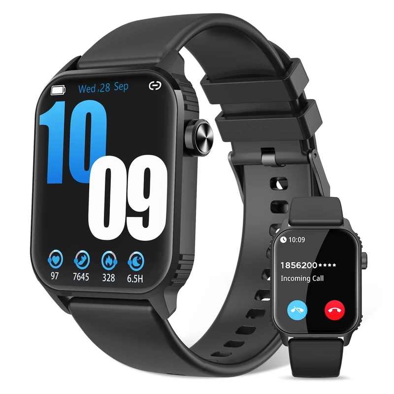 DIVOAZBVO 1.83" HD Smartwatch - 120+ Sports, Sleep Monitor, IP67