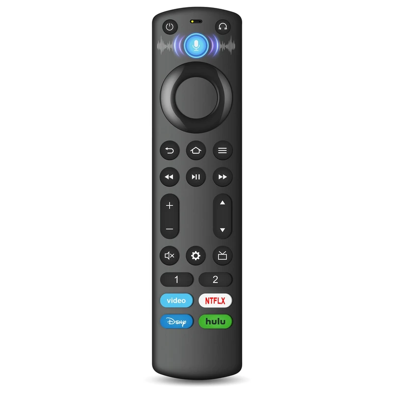 Replacement-Voice-Remote Fit for Smart TV Stick/TV Cube, Stick 4K/4K Max(1st / 2nd Gen), Stick HD/Lite, Smart TV 3rd Gen, Compatible with Insignia/Pioneer Smart TVs
