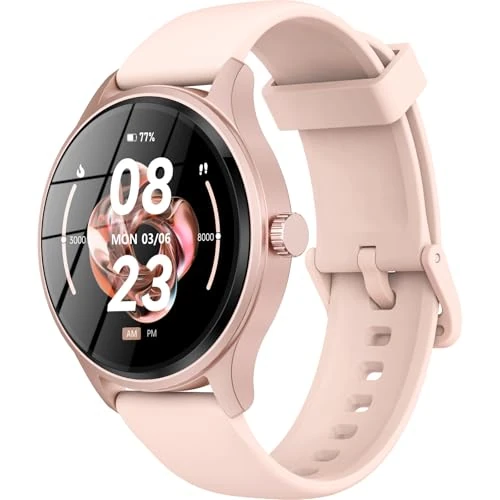 DIVElink Smart Watch, HD Smartwatch for Men Women (Answer/Make Calls), Fitness Watch with 100+ Sport Modes, IP68 Waterproof/Heart Rate/Sleep Monitor, Activity Trackers for iOS/Android