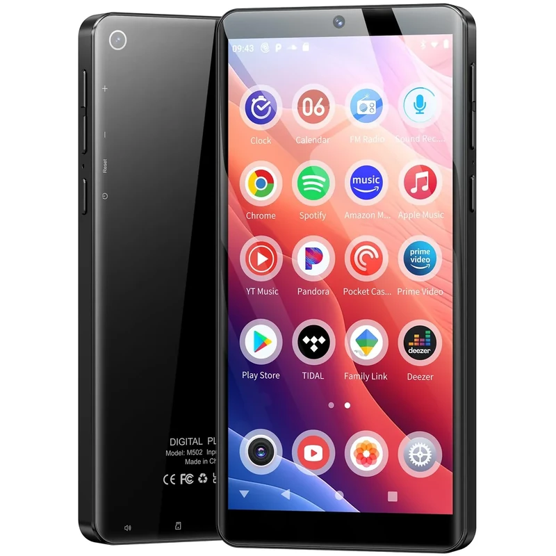 Oilsky 128GB MP3 Player Bluetooth WiFi 13MP Camera Android 13