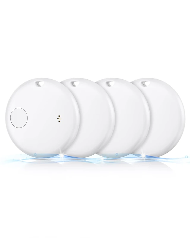 KUKIHO 4-Pack Bluetooth Tracker - Find My (iOS) - 100dB Alert