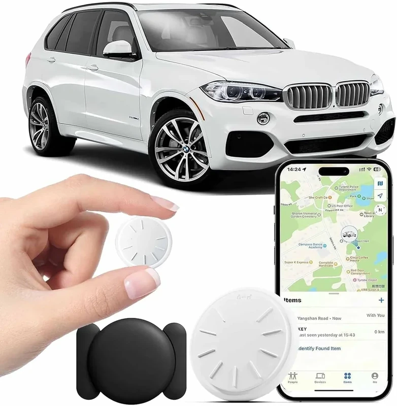 LAOLASEED GPS Tracker - No Monthly Fee, Magnetic Case, Find My iOS, US Coverage