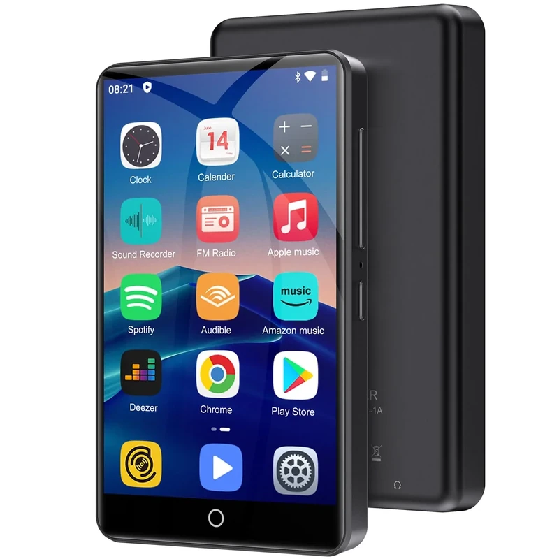 Oilsky 80GB Bluetooth MP3 Player - 4" IPS Touch, Spotify, Audible