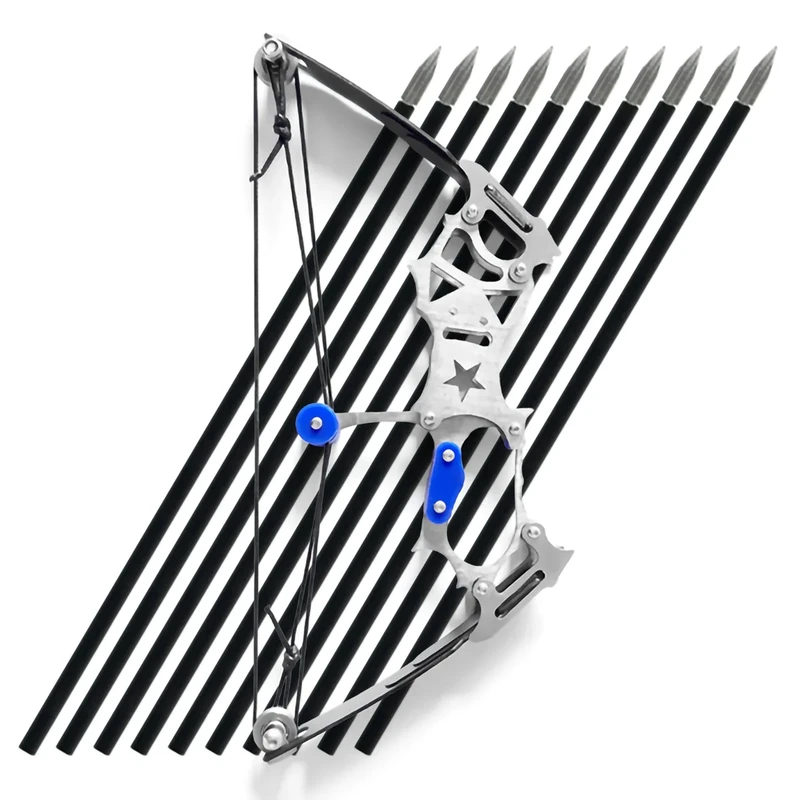 Compound Bow Archery Set Professional Competition Professional Training Outdoor Adventure Blue Pentagram Plus Style