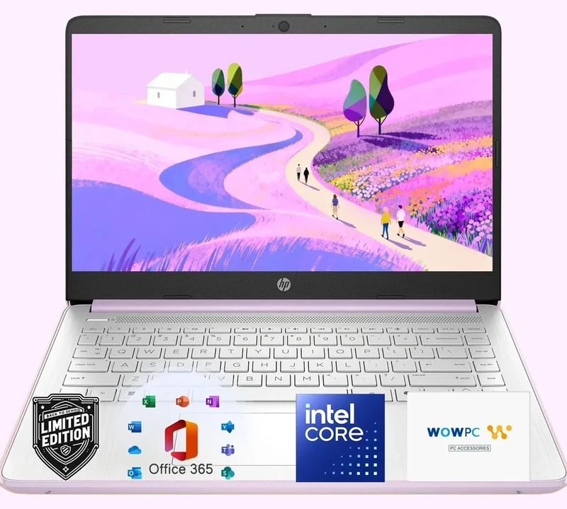 HP Laptop - Intel 4-Core, 16GB RAM, 1.1TB (SSD+OneDrive), Windows 11