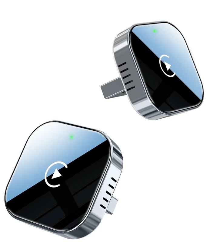 Teeran Wireless CarPlay Adapter for iPhone (2026 Upgraded), Mini Plug & Play for Cars with Factory Wired Apple CarPlay, Fast & Stable Connection, Easy Setup, Wide Vehicle Compatibility USB & USB C