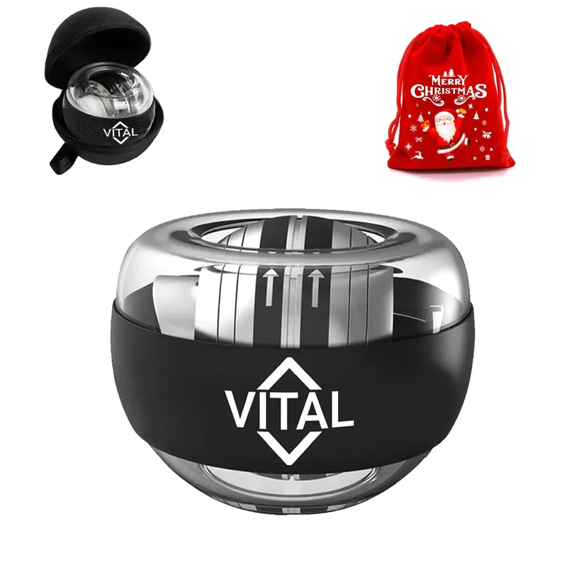 VITAL WRIST Ball Official, Ball Exerciser with Christmas Bags, 2026 New Internal Resistance System of The Sphere is Easier to Operate and More Suitable for Fitness Enthusiasts (1Pcs)
