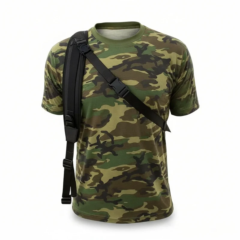 hellomaterials Stalker Sling - Premium Quality V2 | No Drilling Required, Universal Model (Black)