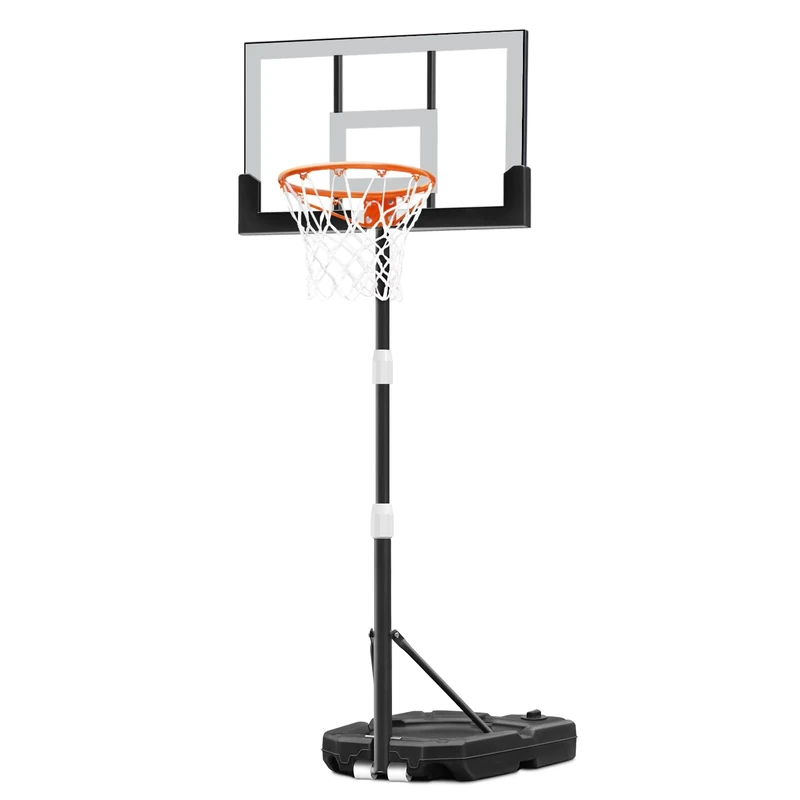 Seray Basketball Hoop Outdoor 40Inch Backboard, 3.4-10FT Adjustable Height and Larger Base, Portable Basketball Goal System for Adults Outdoor/Indoor/Driveway/Garage