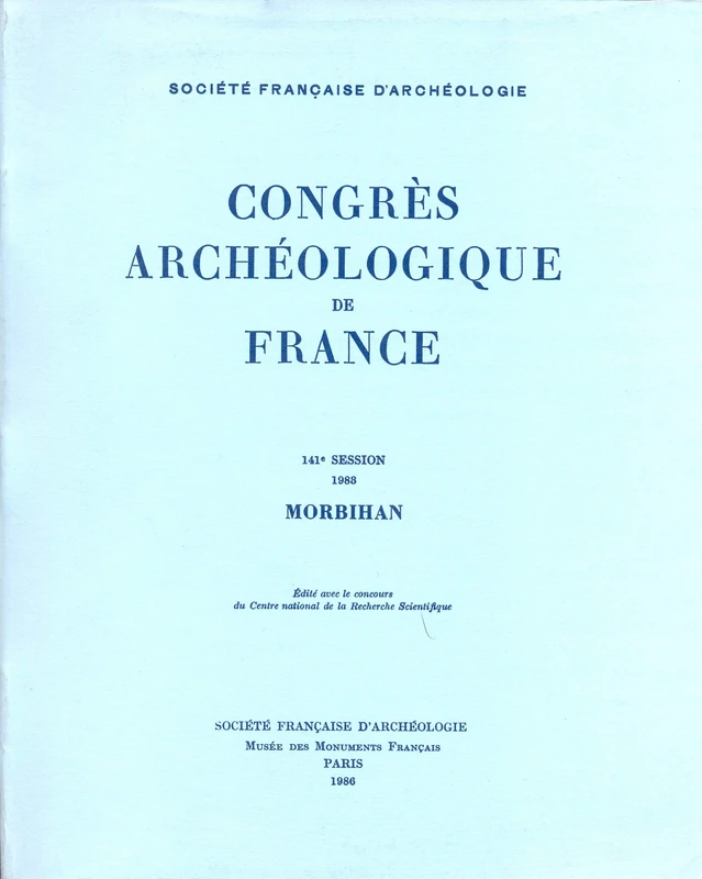 morbihan 1983 congres archeologique - Image 1
