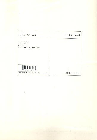 Concerto Mi mineur: flute, string orchestra and basso continuo. Jeu de parties.