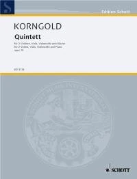 Quintet: for 2 violins, viola, violoncello and piano. op. 15. String Quartet and Piano. Partition et parties.