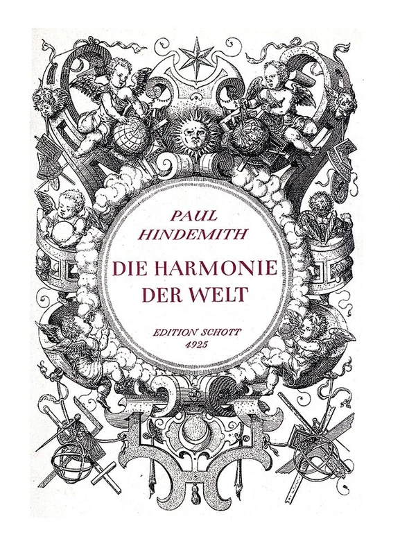 Die Harmonie der Welt: Oper in fünf Aufzügen. Réduction pour piano.