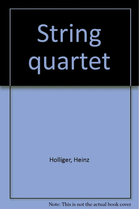 String quartet: string quartet. Jeu de parties.