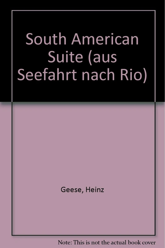 South American Suite: aus "Seefahrt nach Rio". wind band. Jeu de parties.