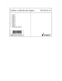 La Révolte des orgues: Revolt of the organs. op. 69. 9 organs (8 positivorgans and 1 big organ) and percussion (3 player: 2 Crotales, 5 Wood Blocks, 5 ... 5 Toms, 4 gongs, Tam Tam). Jeu de parties. - Image 1