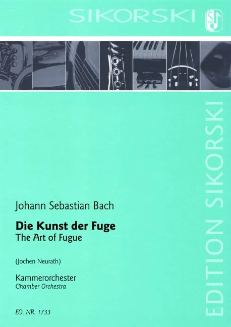 Die Kunst der Fuge: für Kammerorchester. BWV 1080. chamber orchestra. Partition d'étude.