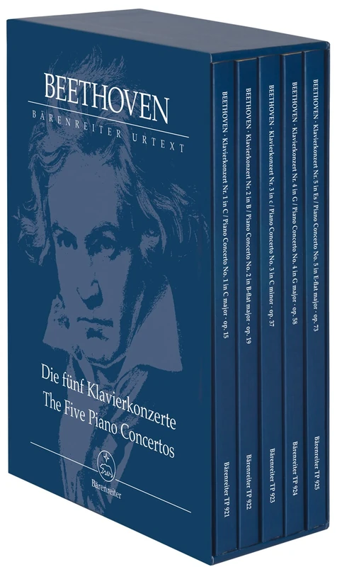 The Five Piano Concertos (Study Scores)