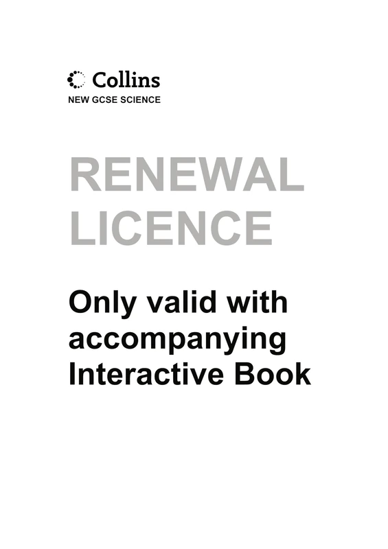 Collins New GCSE Science – Additional Science