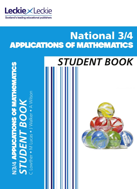 National 3/4 Applications of Maths: Powered by Collins Connect, 1 year licence (Leckie Student Book)
