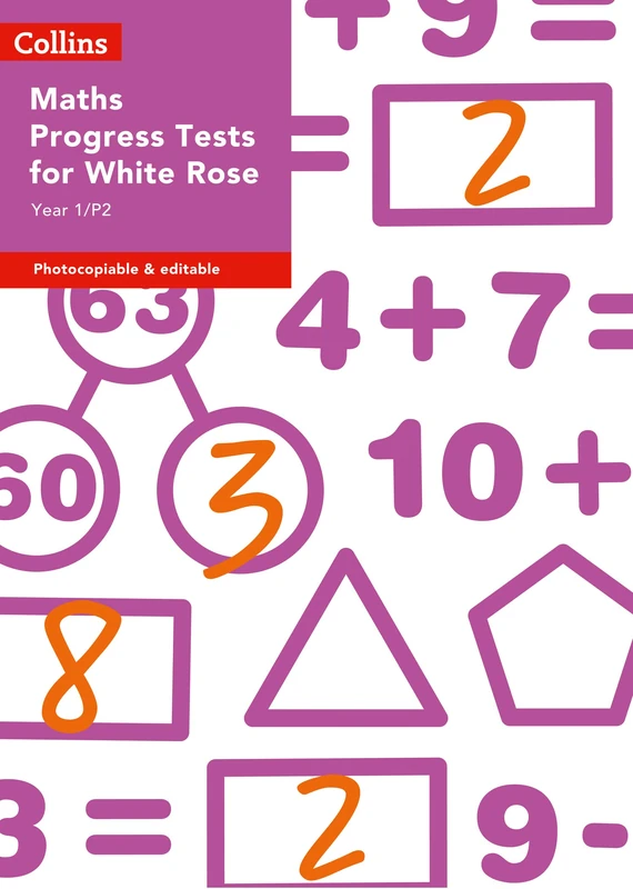 Year 1/P2 Maths Progress Tests for White Rose (Collins Tests & Assessment)