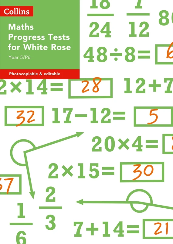 Year 5/P6 Maths Progress Tests for White Rose (Collins Tests & Assessment)