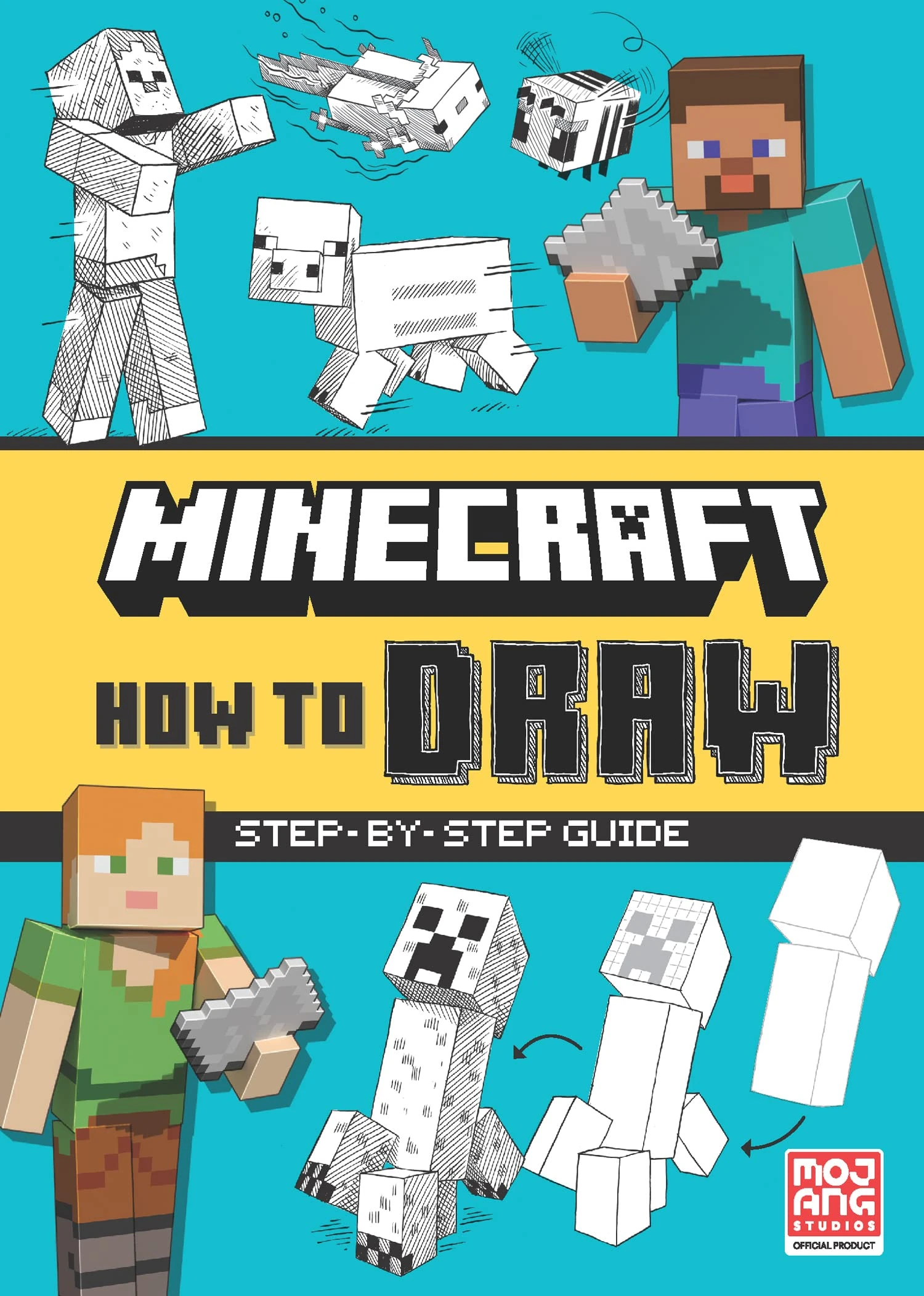 Minecraft How to Draw: An official Minecraft drawing book, fully illustrated with spaces to draw on the page – perfect for arty kids and gamers!