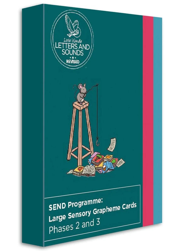 SEND Programme: Large Sensory Grapheme Cards: Phases 2 and 3 (Big Cat Phonics for Little Wandle Letters and Sounds Revised)