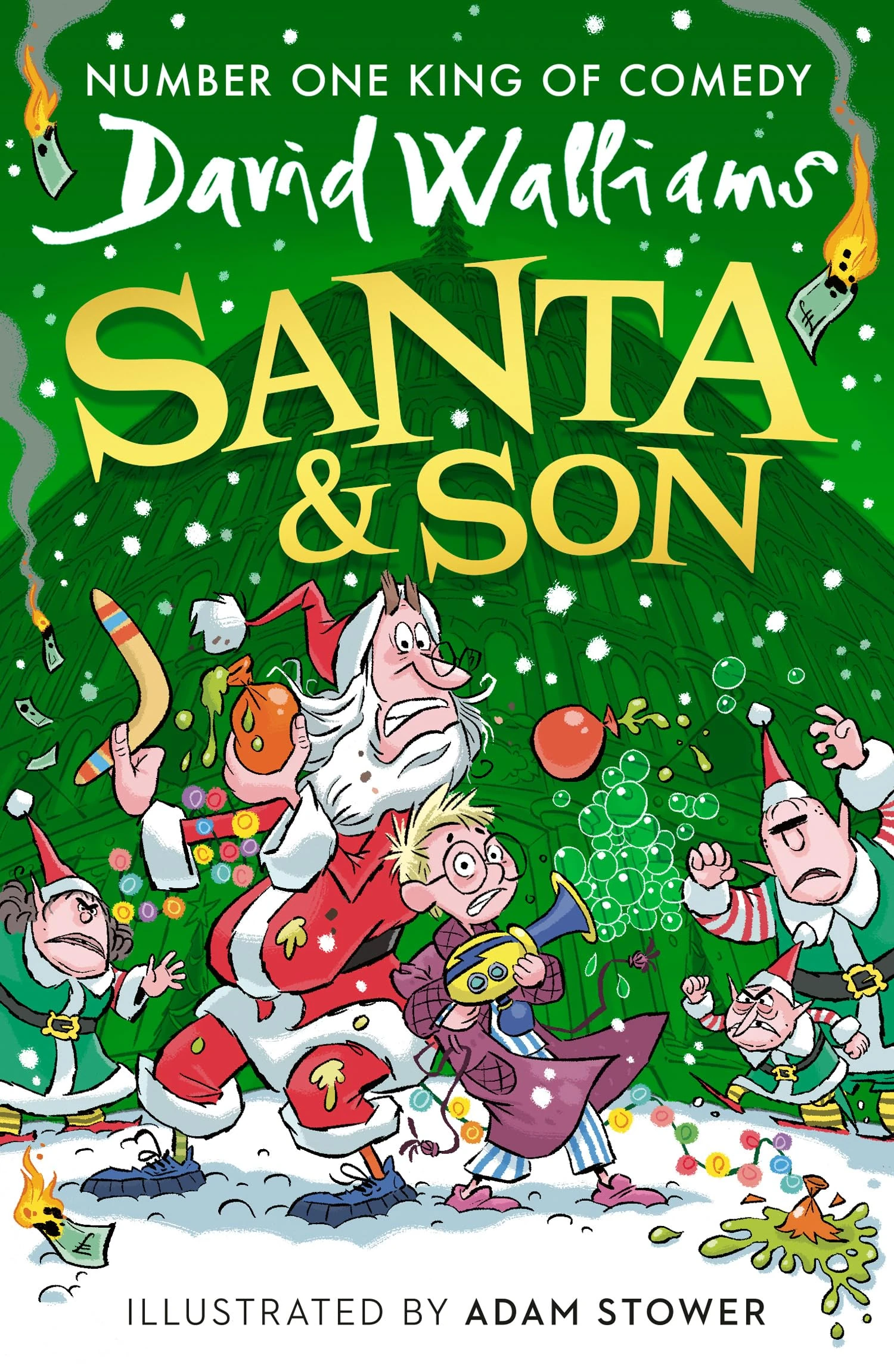 Santa & Son: New for 2025, a hilarious, illustrated Christmas adventure for young readers from bestselling children’s author David Walliams