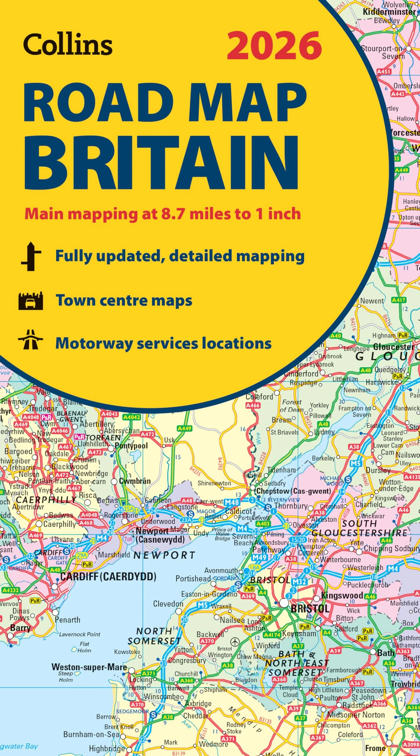 2026 Collins Road Map of Britain: Clear and detailed folded map of Britain (Collins Road Atlas)