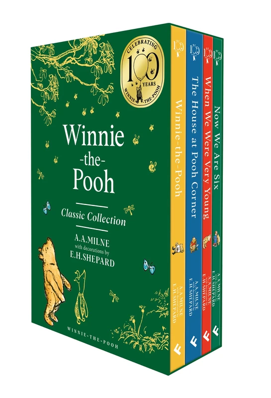 Winnie the Pooh Classic Collection: 4 Book Box Set: Official NEW collectible edition of original illustrated Pooh stories and poetry (Winnie-the-Pooh – Classic Editions)