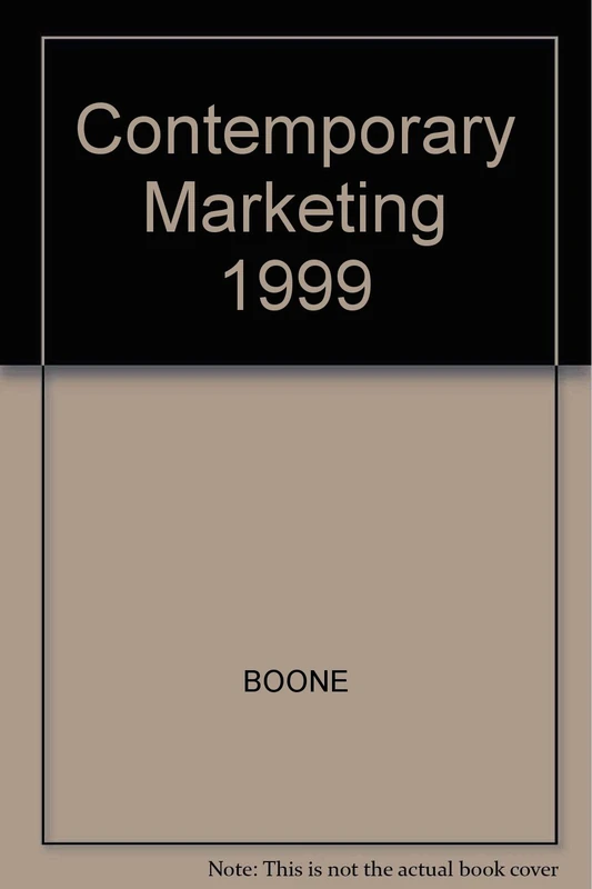 Contemporary Marketing 1999