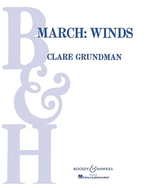 March Winds: QMB 374. Wind band. Partition et parties.
