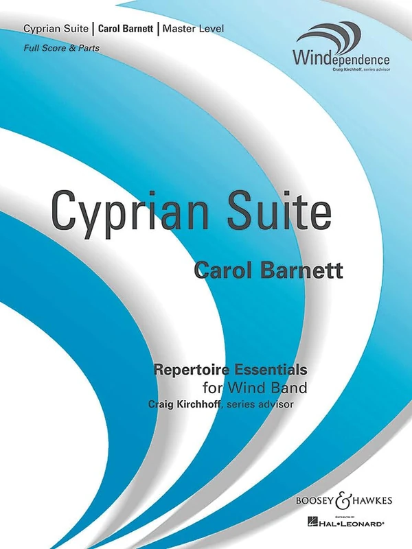 Cyprian Suite: wind band. Partition et parties.