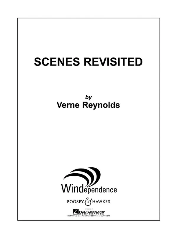 Scenes Revisted: wind band. Partition et parties.