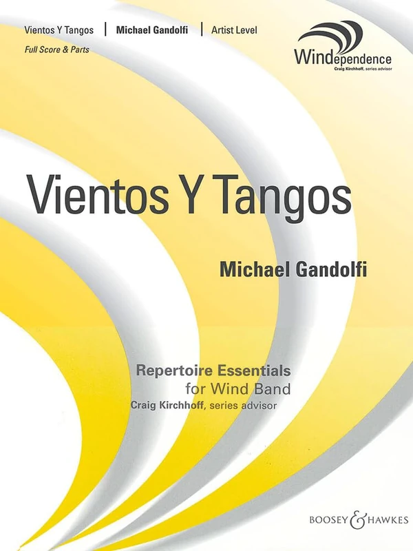 Vientos y Tangos: wind band. Partition et parties.