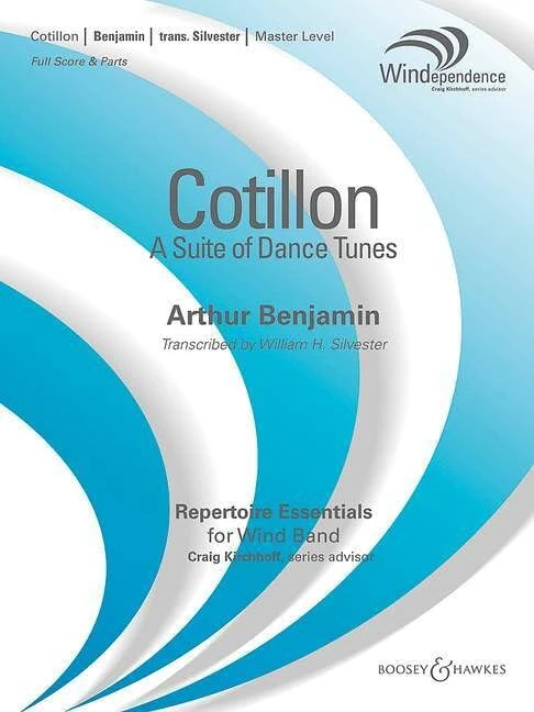 Cotillon: A Suite of Dance Tunes. wind band. Partition et parties.