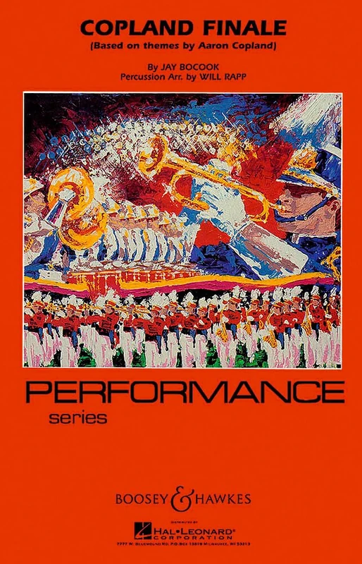 Copland Finale: Based on themes by Aaron Copland. wind band. Partition et parties.