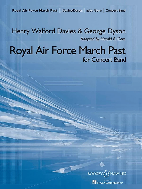 RAF March Past: wind band. Partition et parties.