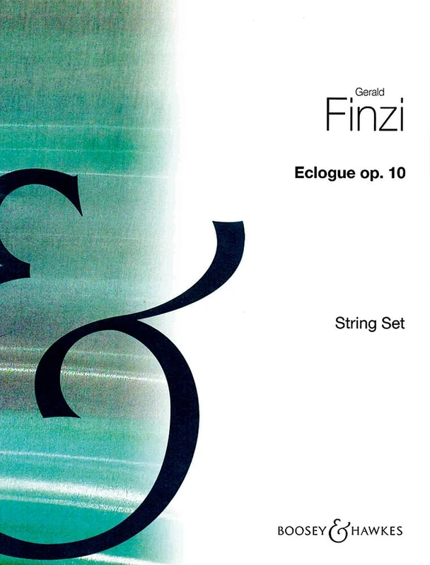 Eclogue: op. 10. piano and string orchestra. Jeu de parties de cordes.
