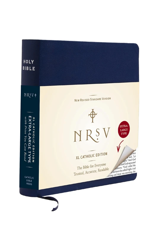XL Catholic Edition Bible (navy)