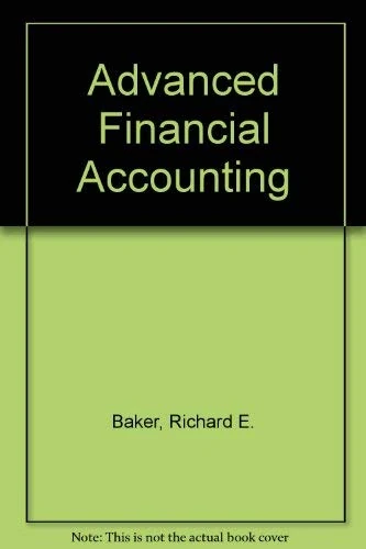Advanced Financial Accounting