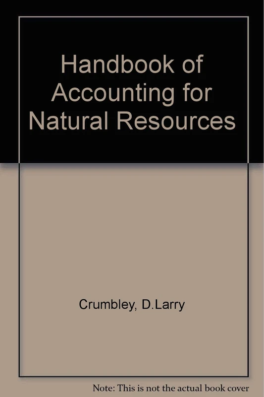 Handbook of Accounting for Natural Resources