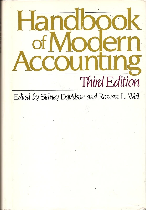 Handbook of Modern Accounting