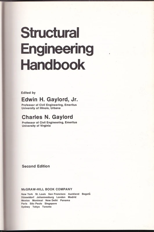 Structural Engineering Handbook
