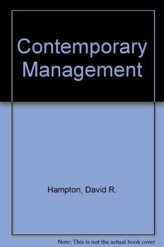 Contemporary Management