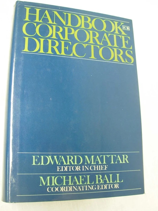 Handbook for Corporate Directors